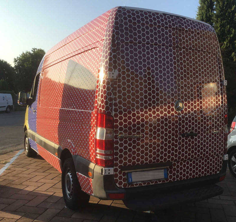 decorazione automezzi - furgone personalizzato - Centro Sill