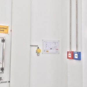 impianto rilevazione fumo con tasti di emergenza - Centro Sill