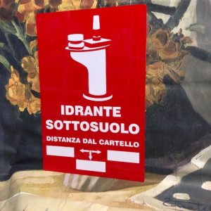 Cartello idrante sottosuolo